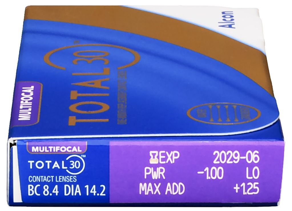 TOTAL30 Multifocal - упаковка вид сбоку